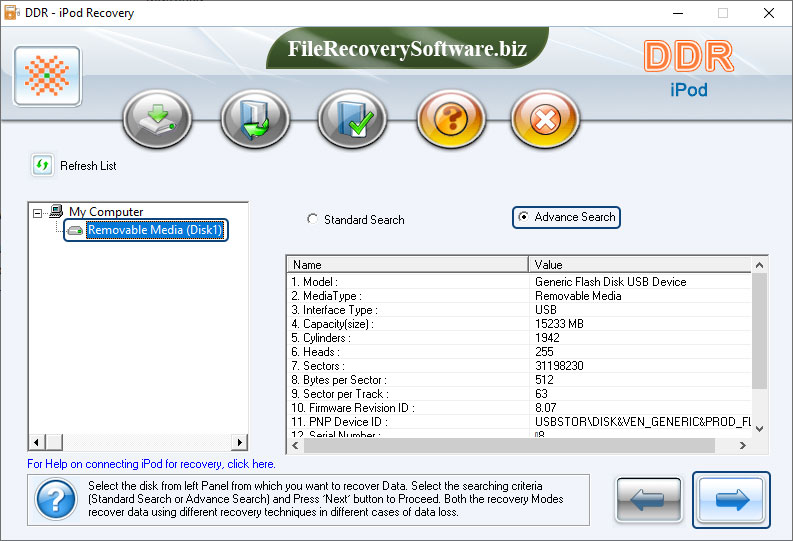 iPod File Recovery Software