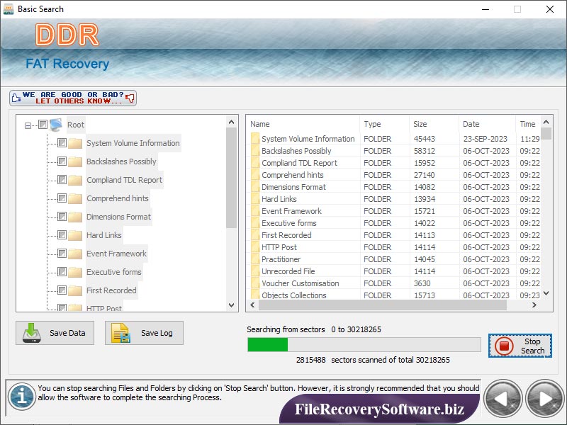 Fat File Recovery Freeware