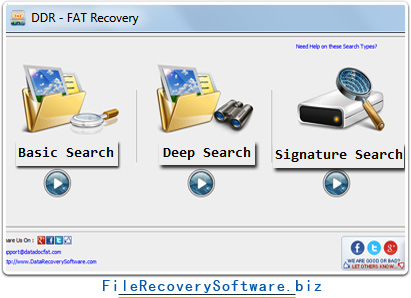 FAT file recovery software