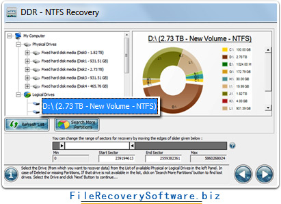 NTFS file recovery software